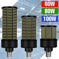 100W E39+E27 Recessed LED Corn Light AC100~277V 80W Warehouse Energy Saving Daylight Decoration Ligh