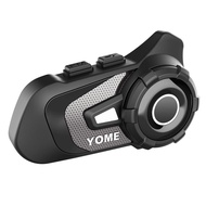 YOME S2 Plus Motorcycle Intercom [Up to 10 Simultaneous Calls, 40 Hours of Continuous Use], Motorcyc