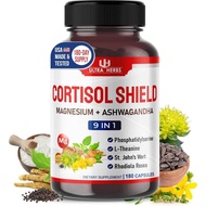 CORTISOL Shield 9-in-1 -Magnesium +  with Phosphatidylserine, , St. John's Wort, Rhodiola Rosea - Re