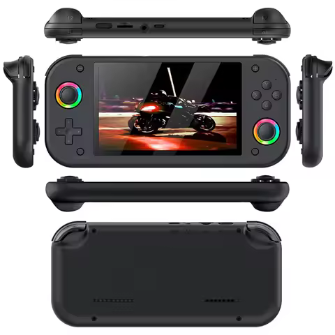New 3C-M26 Pocket Retro Handheld Video Game Console 64GB 20000+ Games 5.1 Inch IPS Screen 3D Joystic
