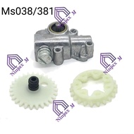 Oil pump worm gear for stihl ms038/381