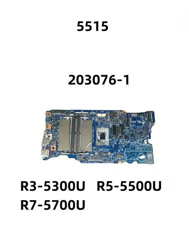 203076-1 With R3-5300U R5-5500U R7-5700U For Dell Inspiron 5515 Laptop Motherboard Mainboard 0KDKG 0