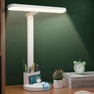 (Ready Stocl) Modern Bedside Lamp 3 Color Modes Night Bed Lamp with Pen Holder for Home Office [Truman.sg]