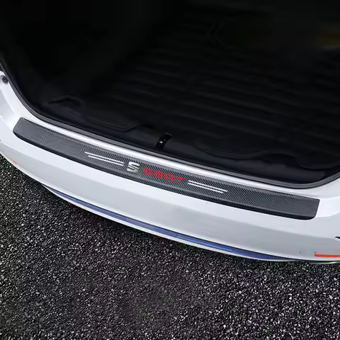 Carbon Fiber Car Door Sill Threshold Protector Auto Sticker Decals For Seat Leon 5f Ibiza 6l 6j Leon