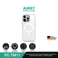 AUKEY เคสไอโฟน เคสแม่เหล็ก สำหรับ iPhone 15/15 Plus/15 Pro/15 Pro Max UrbanGuard Hard-Shell Case wit