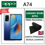 OPPO A74 RAM 6/128 GB GARANSI RESMI HANDPHONE OPPO MURAH HP OPPO