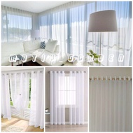 IMPORTED FOIL VITRASE CURTAINS, SMOKING MODEL, MATERIAL WIDTH 145CM X H 200CM, 6 SMOKING BUBBLES