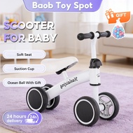 Balance Bike for Kids – 4-Wheel for Boy/Girl