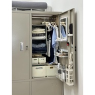 Reliable Build Tin Cabinet Modified Dormitory Locker Storage Handy Tool Wardrobe Inner Layered Stora
