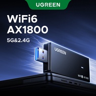UGREEN AX1800 WiFi Adapter WiFi6 USB3.0 5G&2.4G Dual-band USB WiFi for PC Laptop Wifi Antenna USB Et