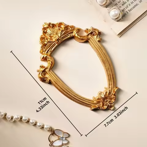 Vintage Gold DIY Shadow Box Frame DIY 3D Mini Photo Frames Wedding Photo Display Frames Photography 