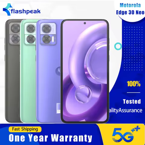 Original Motorola Edge 30 Neo 5G XT2245 Smartphone 6.28" P-OLED 120Hz Display 8GB RAM 128GB ROM Snap