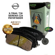 Asto [AD1211] Front Brake Pad - Nissan X-Trail/ Serena C24 Pathfinder Front Brake Pad