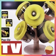 Shyn98 HCM Vacuum Spice Rack 6 Cups -