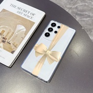 Bow Ribbon for Samsung 24 FE Case S26 S25 S24 S23 S22 S21 S20 Ultra FE A16 A12 Soft Cover Shockproof