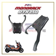 Modenas Kymco DTX 250 Weiba Monorack/Top Rack Aluminium + Top Box Set Ready Stock