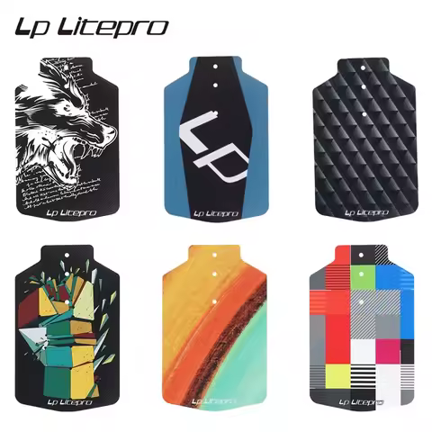 LP Litepro Folding Bike Mini Front Fender EIEIO PVC Mudguard For Brompton Bicycle Parts