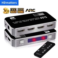 1025 Store Warranty 60Hz 4K HDMI Switch HDR HDMI ARC Audio Extractor HDMI 2.0 Splitter Switcher HDMI