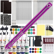 3D มือ Poke และ Stick Tattoo Kit DIY 3D มือ Poke Stick ชุด Tattoo Ink ถุงมือ Grommet BANDAGE TATTOO