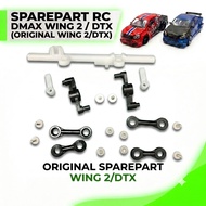 Steering link Rc Dmax Wing 2 / Dtx Full set - SPAREPART RC DMAX WING 2 / DTX