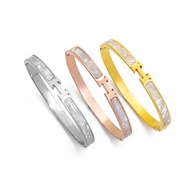 Luxury Bracelet Unfade Stainless Steel Fashion Bangle