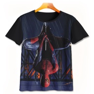 Superhero Hero Cartoon T-Shirt Hk-5-designWD Superman Spiderman Batman Hulk Wolverine Kids T-Shirt F