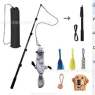 Teleskopik Anjing Teaser Stick Mainan Anjing Rod Mengusik Mainan Anjing Mainan Interaktif Anjing Mai