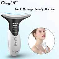 Ckeyin Ultrasonic EMS Neck Beauty Device Neck Massage Machine Lifting Tightening Neck Wrinkles