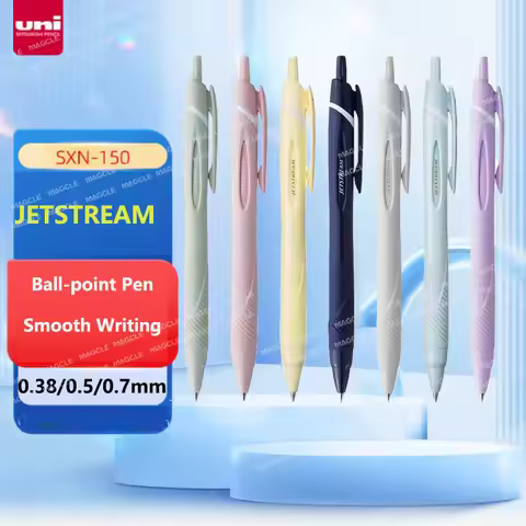 Uni Medium Oil Pen Sxn-150 Ergonomic Colorful Barrel Ballpoint Pens Japan Original Stationery Doctor