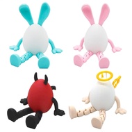 Easter eggs, bunny eggs, devil eggs, angel eggs, 3D printed bunny egg creative ornaments for childre
