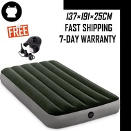 INTEX 64108 Inflatable Air Bed Mattress Dura-Beam Series Classic Downy Double Airbed (54"x75"x10"）