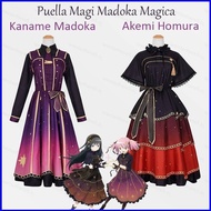 new5 Puella Magi Madoka Magica Kaname Madoka Akemi Homura dress cosplay cloth Halloween party costume