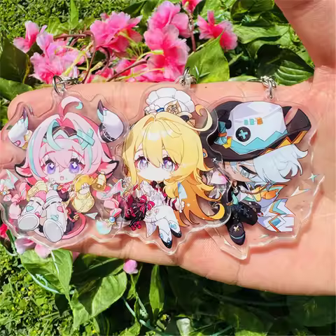 Game Genshin Impact Escoffier Varesa Ifa Cosplay COSTUME Acrylic Key Chain Keychain Pendant Prop Acc