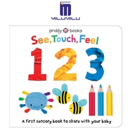 ดูแตะสัมผัส: 123หนังสือนิทาน-Touch & Feel โดยหนังสือภาษาอังกฤษดั้งเดิมของ Roger Priddy