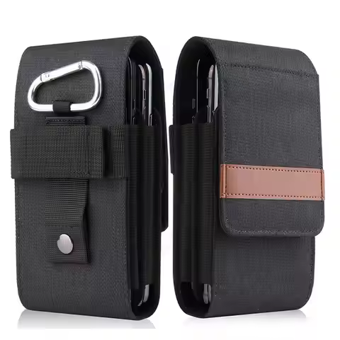 Phone Waist Bag Pouch For OnePlus Nord 4 3 2T Dual Layers Card Flip Phone Case For Nord CE4 3 Lite n