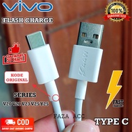 KABEL DATA VIVO ORIGINAL 100% V20 V21 V23 V25 Y35 SE FLASH CHARGE HIGH QUALITY TYPE C / TEPSI / KUAL