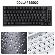 COLLARESSQQ Mechanical Keyboard, AK820 Silent Gaming Keyboard,  With Knob Mechanical Keys 82-Key Wir