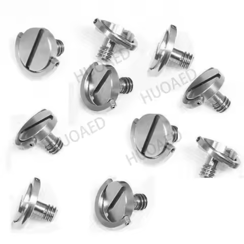 5/10PCS D Shaft D-ring 1/4 Inch Thead Camera Mounting Screw Adapter for DSLR Camera Rig Quick Releas