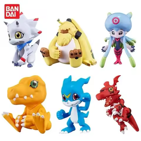 Bandai Gashapon Digimon Adventure 02 Hug Data Line Figures Agumon V-mon Guilmon Greymon Perfect Gift