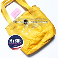 [Tote-87] Sunshine Tote Bag (Thermal bag with zipper) with size: 34x28x12cm - Purchased in the US