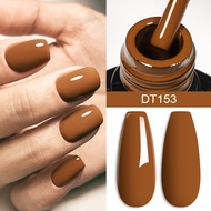 MEET ACROSS 7ml UV Gel Nail Polish Nude Color Autumn Soak Off Manicuring Gel Polish