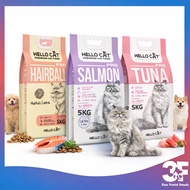 Hello Cat Tuna Cat Food Tuna Flavor 5kg | Protein 30% – Reduce Stool Odor – AAFCO Standard | 3FStore