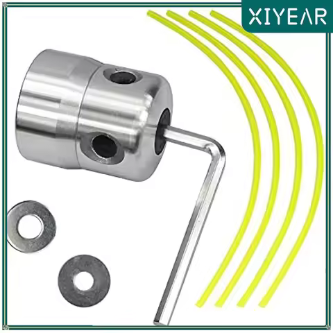 Aluminum Grass Trimmer Head With 4 Lines Brush Cutter Head Lawn Mower Accessories Cutting Line Head 