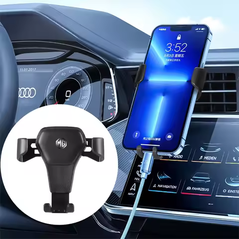 Car Phone Holder Air Vent Clip Mount Gravity Mobile Cell Stand For Morris Garages MG ZS 5 7 6 Cybers