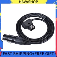 Havashop Andoer 100cm / 3.3ft D-Tap Male to XLR 4-Pin Female Adapter Power Supply Cable Cord for V-m