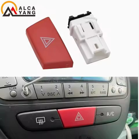 Hazard Light Control Warning Switch 6490NG For Citroen C1 Peugeot 107 Toyota Aygo Mk1 05-2014 Hazard
