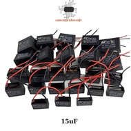 Good quality 15uF 450V SENJU CBB61 wire fan capacitor