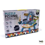 Mainan Anak Puzzle Fishing Game Permainan Pancingan Ikan 2 In 1