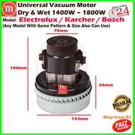 Vacuum Motor 1400W Dry & Wet Vacuum Cleaner Motor Spare Parts Motor 1400W (HLX-GS-A30-1)
