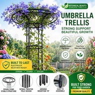 65/95/120/150/180/210cm Gardening Climbing Frame Plant Trellis Durable Umbrella Design Material Flow